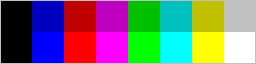 8-Bit Color Pallet Comparisons